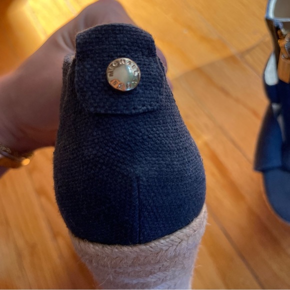 Michael Kors Denim Wedges with Zipper - Picture 2 of 9